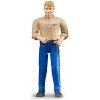 Bruder Figúrka muž svetlej pleti v modrých nohaviciach 60006 1:16
