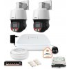 DAHUA zostavy Dahua monitorovacia súprava iP 2 rýchlostné kamery 4MPx disk 1TB