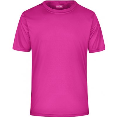 James&Nicholson pánske funkčné tričko JN358 pink