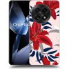 Picasee silikónový čierny obal pre OnePlus 13 5G - Red Lily