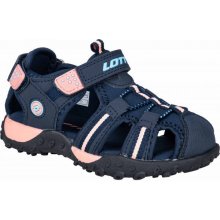 Lotto Maypos II detské sandále tmavo modrásvetlomodráružová