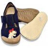 BAREFOOT detské papuče modré (30)