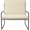 Ferm Living Desert Pure Bouclé off-white / čierne