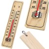 Verk 07183 Teploměr venkovní 21 cm dřevěný