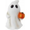 Halloweenska dekorácia duch s LED osvetlením X7433