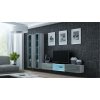 Cama Meble Obývačka VIGO 20 latte mat/biely lesk 260 cm x 180 cm x 40 cm