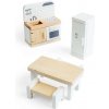 Bigjigs Toys Dřevěný nábytek do domečku pro panenky Kuchyňa