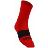 KENNY Cyklistické ponožky klasické - UNLIMITED - červená 39-42