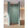 New Trendy Eventa Copper Shine sprchové dvere 90 cm výklopné medená lesklá/priehľadné sklo EXK-6354