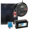 VNT electronics s.r.o. Sada solárneho elektrického plotu, 15J napájanie a diaľkové ovládanie, 200 W panel, regulátor a 95 Ah batéria