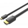 Vention HDMI-D Male to HDMI-A Male 4K HD Cable 3 m Black AGIBI