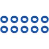 Associated Ballstud podložky, 5,5x1,0mm, modré alu, 10 ks