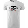 PF - Postavičky - Tričko extra veľké (5-8XL) - 5XL ( Biela )