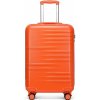 Konofactory Oranžový plastový kufor s TSA zámkom 