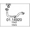 Výfukové potrubie MTS 01.14920