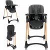 Nastaviteľná stolička na kŕmenie s podnosom, skladacia, multifunkčná Lorelli
