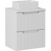 Súprava skrinka Comad Nova White NOVA WHITE 82-50-2S, umývadlo Comad Gaja UN-GAJA35-SW 78570A(35), NOVA WHITE 89-50