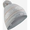 WEDZE Detská čiapka so žakárovým motívom snehových vločiek, sivá S 53-56 cm
