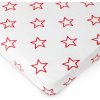 4Home Prestieradlo mikroflanel Stars red, 160 x 200 cm