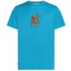 Icebreaker Merino 150 Tech Lite SS Tee Bear Catch Men modrá