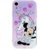 AppleMix DISNEY kryt pre Apple iPhone Xr - Minnie Mouse - Minnie a jednorožec - gumový