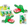 LEAN TOYS Kľúčenka s hryzúcim krokodílom, zelená