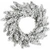 Aga Vianočný veniec 40 cm Zasnežený