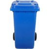 Max Popolnice D120BL 120L modrá plastová s kolieskami