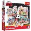Trefl Puzzle - Disney: Minnie s přáteli 4v1 - 12, 15, 20, 24 dílků