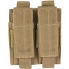 MIL-TEC Sumka na pistolové zásobníky dvojitá MOLLE Coyote