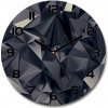 Nástenné hodiny abstraktné čierne 30cm
