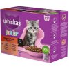 Whiskas junior mäsový výber v šťave, hovädzie, kura, jahňa, hydina 12 x 85g