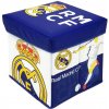 Úložný box s uzáverom / taburetka 2v1 Real Madrid, RM13724
