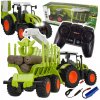 Traktor na diaľkové ovládanie s prívesom na drevo z HDS Stator Z1018