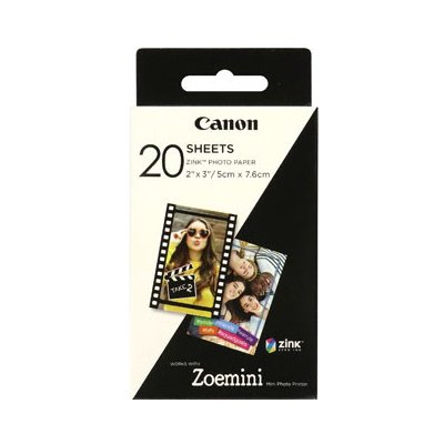 Canon ZP-2030 3214C002 samolepiaci fotopapier ZINK 50x76mm (2x3"), 20 listů, termo