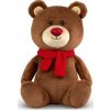 Tm Toys Maskot barevný nos plyšový medvídek hnědý