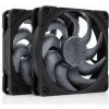 Noctua NF-A12x25 G2 PWM Sx2-PP chromax.black set 2x ventilátor 120x120x25mm (NF-A12x25 G2 PWM Sx2-PP chromax.black)