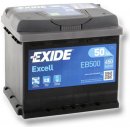 Autobatéria Exide Excell 12V 50Ah 450A EB500