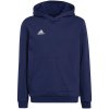 Detské futbalové tričko Entrada 22 Hoody Jr H57517 - Adidas 152CM