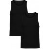 Under Armour M UA Perf Cotton Tank-2pk Mens čierna