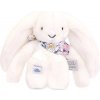 Plyšový zajačik Fleurette the Bunny White Doudou et Compagnie biely 25 cm od 0 mes