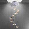 Moderný LED krištáľ luster KNOX Ø38