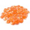 Chessex Skleněné žetony - Gaming Glass Stones (různé barvy) Barva: Catseye Orange NENÍ HRA!