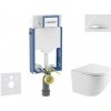 Geberit Kombifix - Set predstenovej inštalácie, klozetu Oudee a dosky softclose, tlačidlo Sigma50, chróm/alpská biela SANI15CA3144