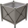 Kvetináč PROVINCE, oceľ ,v x š x h 900 x 1000 x 1000 mm PROCITY