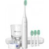 TrueLife SonicBrush GL UV biela / Sonická zubná kefka / 80 000 kmitov / 4 hlavice / nabíjacie poháre / UV sterilizátor / dopredaj (TLSBGLUV)
