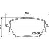 Sada brzdových platničiek kotúčovej brzdy BREMBO P 50 151