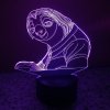 Beling 3D lampa,Sloth – Zootopia 7 Farebná RLLS7
