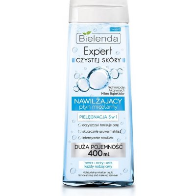 Bielenda, Expert Clean Skin Hydratačná micelárna voda 3v1 400ml