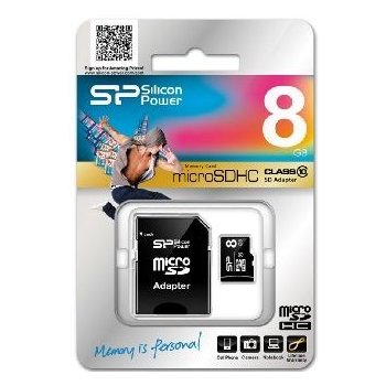 Silicon Power microSDHC 8GB Class 10 SP008GBSTH010V10SP